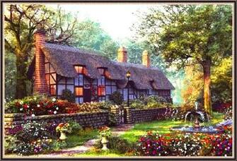 English Cottage High Quality And Resolution Wallpaper