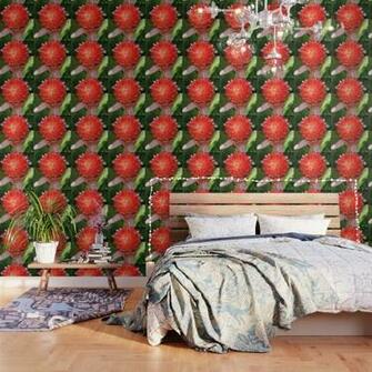 Bromeliad Blooming Wallpaper By Tome213 Society6