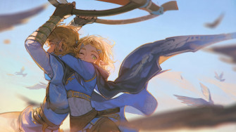 Link Zelda Tears Of The Kingdom Art 4k Wallpaper iPhone HD Phone