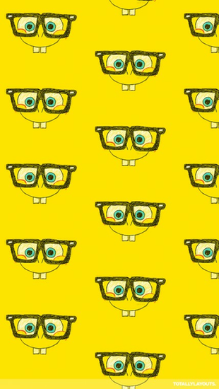 Install This Sketched Spongebob Squarepants iPhone Wallpaper