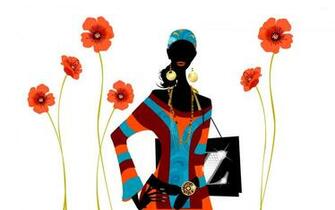 Fashionista Wallpaper Vector