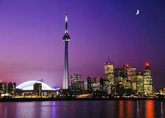 Toronto Night Skyline Wallpaper