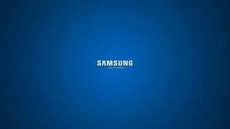 Wallpaper Samsung Company Logo Blue White Full HD 1080p
