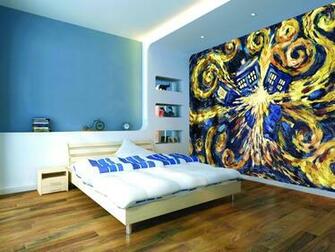 Exploding Tardis Mural By Murals Wallpaper Direct