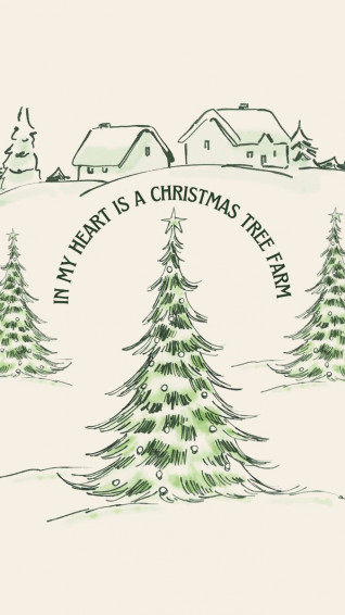 Christmas Tree Farm Taylor Swift Wallpaper In