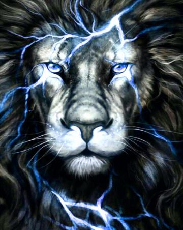 Toedit Lion Blue Hair Image By Body9oo9