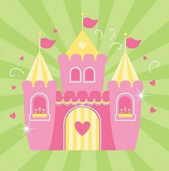 Fairytale Princess Paper Napkins Castle Design Pink Frosting