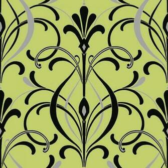 New Lime Green Black Art Deco Wallpaper Gowallpaper Uk