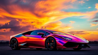 Rainbow Lamborghini Wallpaper