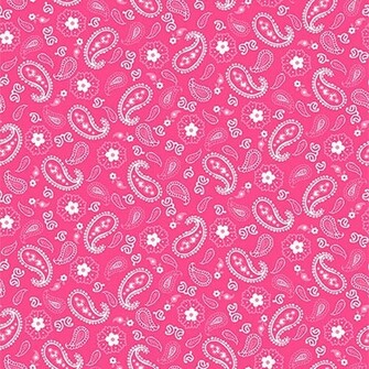 Pink Bandana Background Poly Blend