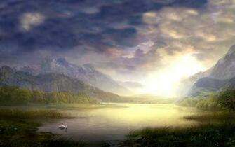 Swan Lake Wallpaper