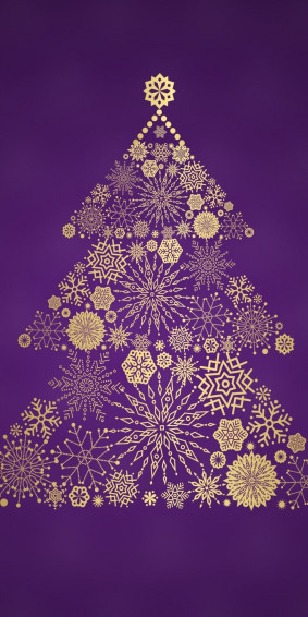 Christmas Tree Digital Art Holiday Wallpaper