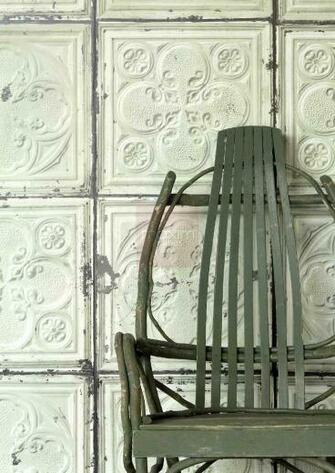 Brooklyn Tins Wallpaper By Merci Azulejos