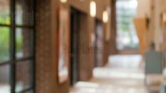 Tanner Office Hallway Chroma Key Background Plate Proplates