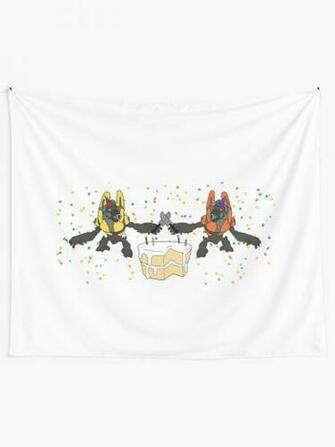 Grunt BirtHDay Party No Background Wall Tapestry By Justdawson