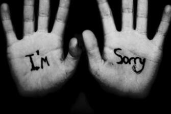 Sorry For Lover Friend All Apologetic Wallpaper