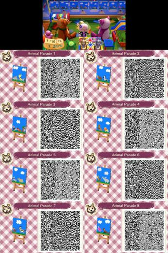 Acnl Animal Parade Wall Poster Qr Codes By Codez On