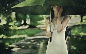 Girls In Rain HD Wallpaper Pictures Image Background