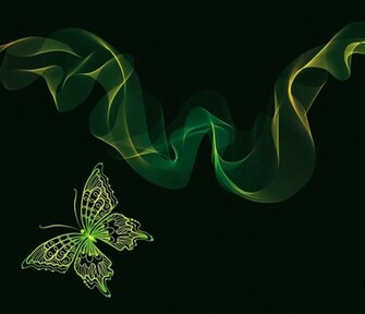 Neon Butterfly Wallpaper