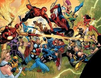 Marvel Comics Image Fight Wallpaper Photos