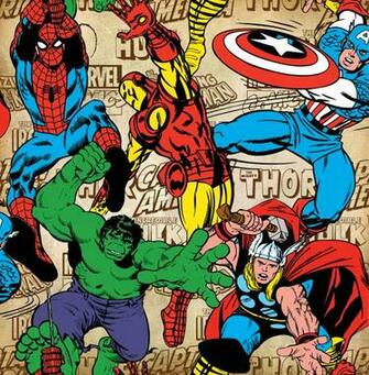 Comics Superheroes Wallpaper 52cm X 10m From Graham Brown P Html