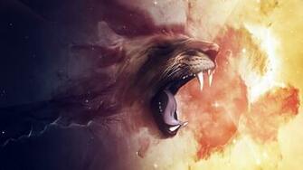 Abstract Lion Wallpaper Sf