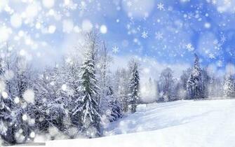 Winter Wallpaper Trees Landscape Snow Mountains