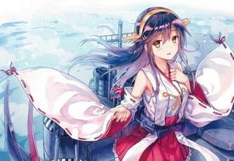 Anime Girls Artwork Kantai Collection Haruna Kancolle