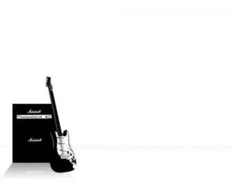 Amp And Guitar Wallpaper