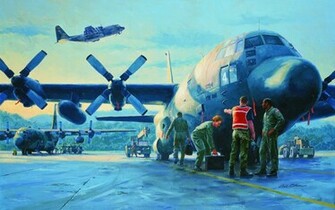 Lockheed C Hercules Computer Wallpaper Desktop Background