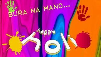 Happy Holi Widescreen And Full HD Wallpaper