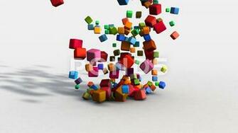 Positivity Concept On White Background With Colorful Blocks