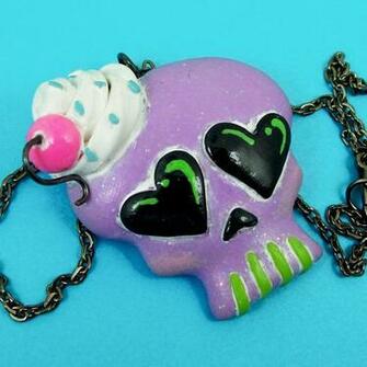 Purple Sugar Skull By Beatblack