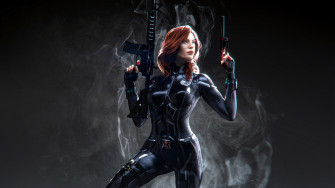 Black Widow Marvel Superhero Laptop Full HD 1080p 4k Wallpaper