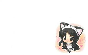 Chibi Maid Computer Wallpaper Desktop Background Id