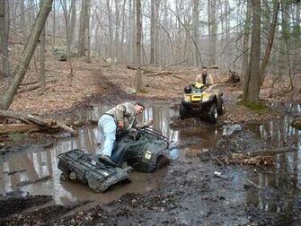 Honda Atvs In The Mud Pit Picture Quadcrazy Atv Community
