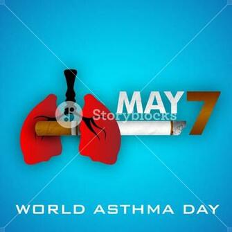 World Asthma Day Background Royalty Stock Image