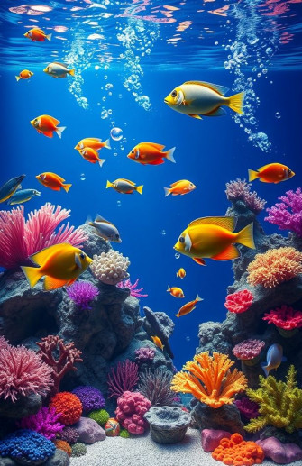 3d Live Aquarium Wallpaper