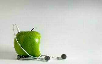 Wallpaper Apple Funny
