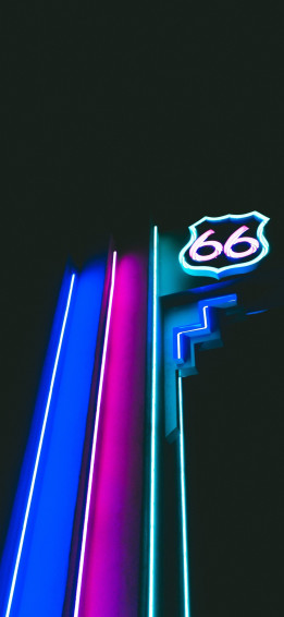 Neon Lights iPhone Wallpaper