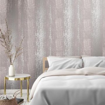 Muriva Sienna Metallic Ombre Wallpaper Dusty Pink