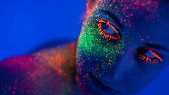 Make Up Wallpaper Fluorescence Myspace Background