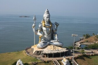Hindu God Wallpaper Murudeshwar Temple Karnataka