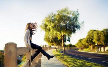 Wonderful Girl Fence Wallpaper Px High