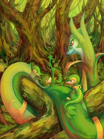 Momma Serperior By Rileykitty