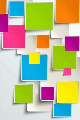 Colored Paper Sticky Notes Wallpaper iPhone