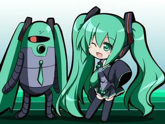 Chibi Hatsune Miku Wallpaper