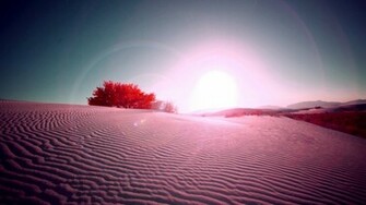 Pink Desert Flare High Definition Wallpaper HD