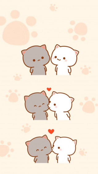 Citlalli Zp On Fonditos Gatitos Cute Cartoon Wallpaper