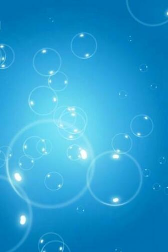 Blue Bubbles iPhone Wallpaper HD S For